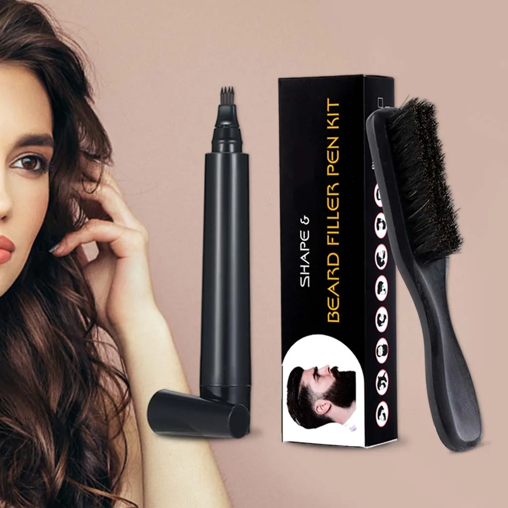 Борода карандаш наполнитель комплект Ручка заполнения пота доказательства