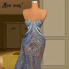 Блестящее вечернее платье с кристаллами для женщин, прозрачные сексуальные коктейльные платья, милое платье на день рождения