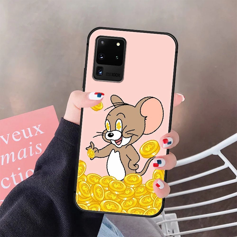 

Cartoon Cute Tom Cat Tom Jerry Mouse Phone Case Cover Hull For Samsung Galaxy S 6 7 8 9 10 e 20 Edge Uitra Note 8 9 10 Plus