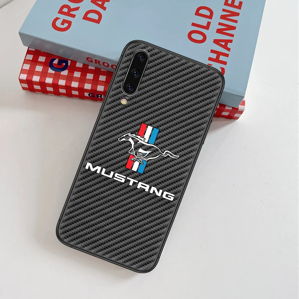 

Mustang Sport Car Cool Phone Case For Samsung Galaxy A 3 5 7 8 10 20 20E 21S 30 30S 40 50 51 70 71 black Funda Luxury Etui