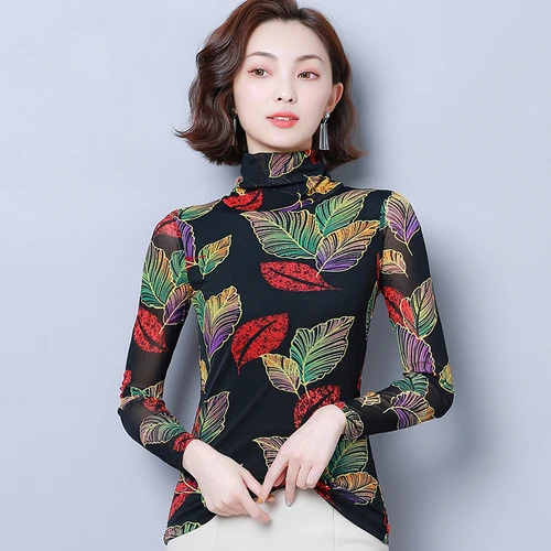 Осень 2020 новый стиль модные эластичные изысканные с принтом большой код женские