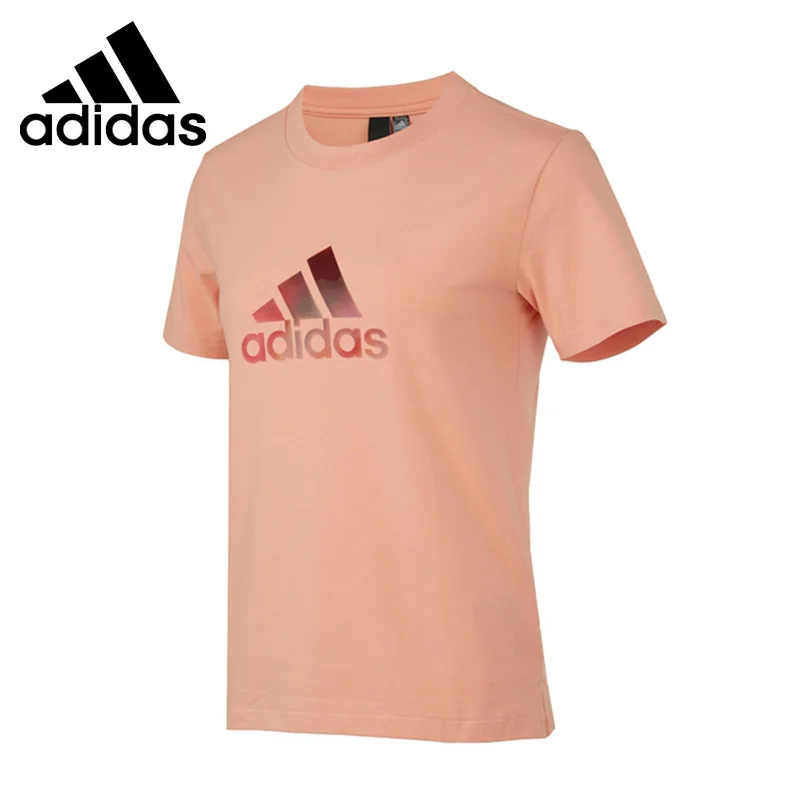 

Оригинальное новое поступление, женские блестящие Футболки Adidas FI W, спортивная одежда с коротким рукавом