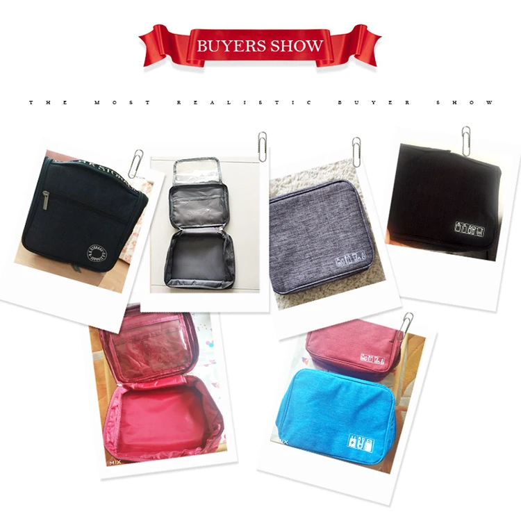 

Portable Travel Cosmetic Organizer Men's Toiletry Makeup Storage Bag Zipper Pouch Home Luggage Accessories Supplies