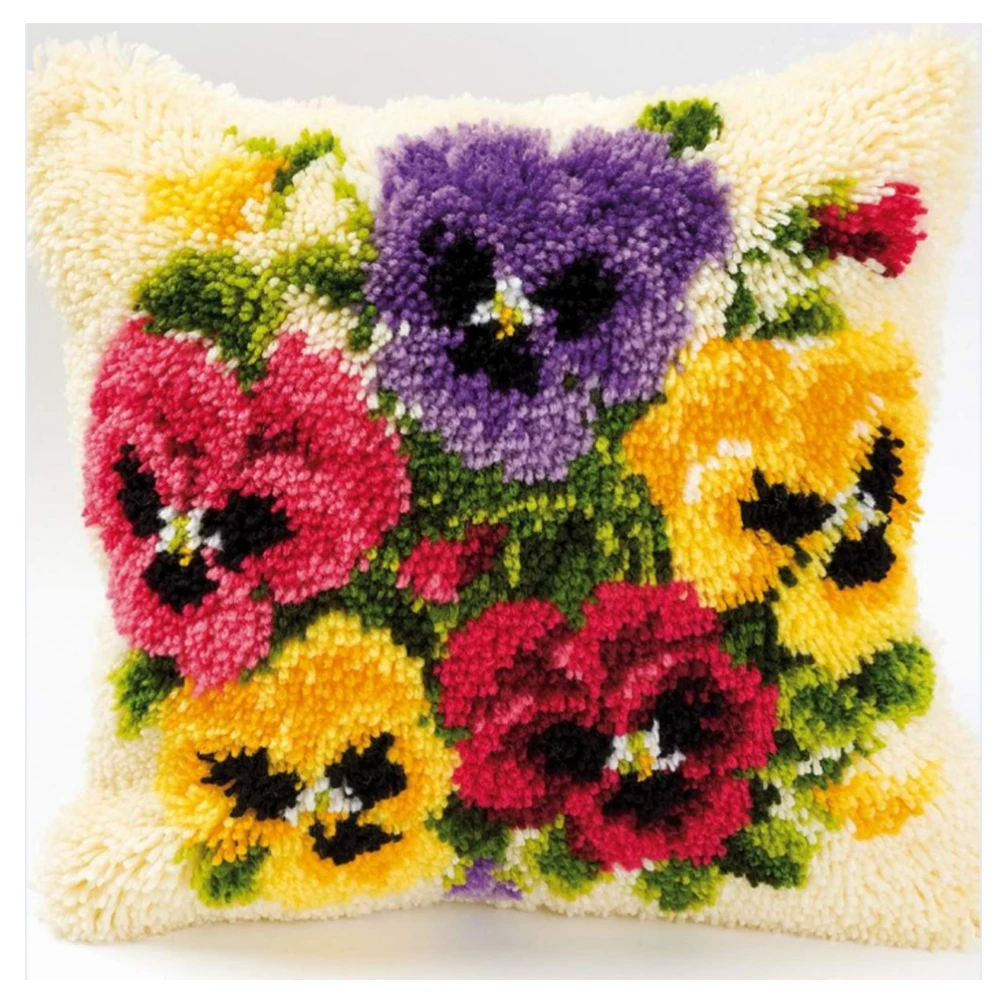 Цветы вышивка продажи комплекты крюк карабин подушка перекресная строчка Сделай