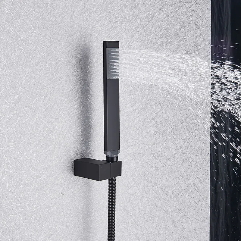 Suguword Chrome Ванная комната Душевой кран Смеситель с водопадным носиком для ванны на стене.