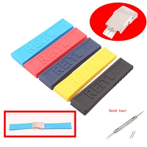 Аксессуары для часов, водонепроницаемый силиконовый ремешок для Breitling Challenger, резиновый браслет для мужчин и женщин, ремешок для часов