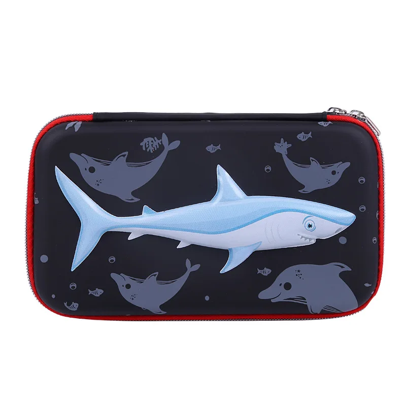 Чехол для карандашей сумка ручек и рыбок школьный чехол мальчиков милый