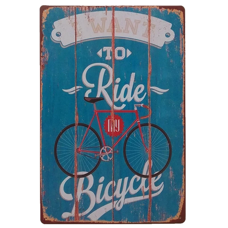 Винтажная жестяная вывеска Настенный декор ретро металлический бар гаражный