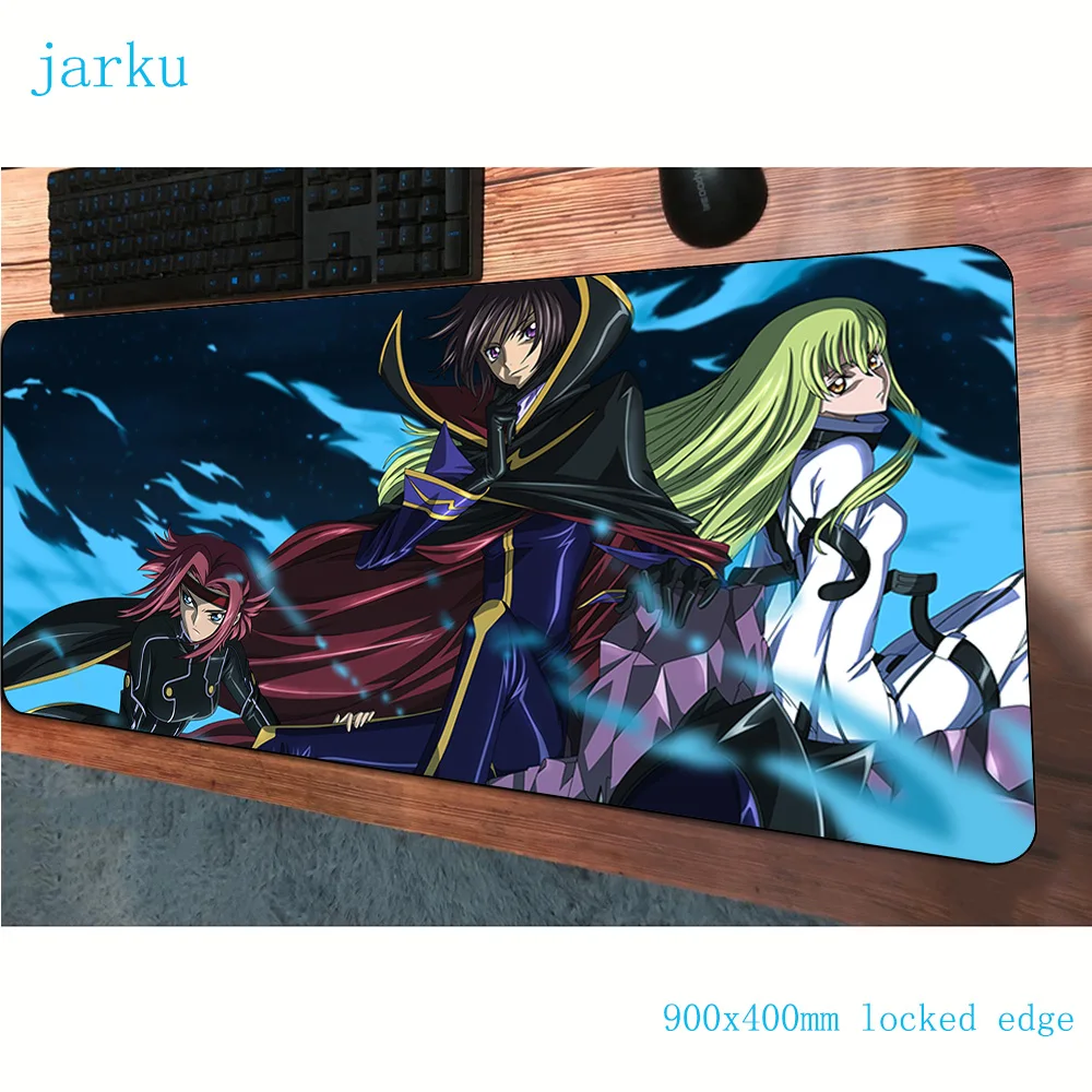 Коврики для мыши Code Geass 900x400x3 мм милый коврик компьютерный игровой Kawaii gamer коврики