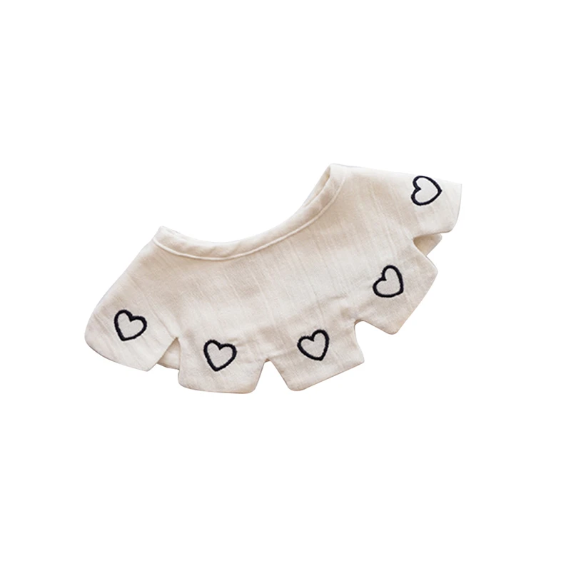 

New Hot Sale Fashion 3 Pieces Baby Bib Fashionable Floral Print Cotton Bib Adjustable Infant Burp Cloth for Girls Boys Wholesale