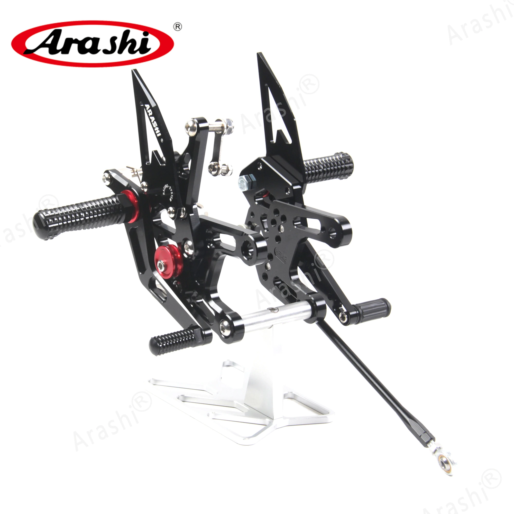 Араши регулируемая подножка для KAWASAKI NINJA ZX10R 2015 - 2021 ЧПУ Rearset сзади подножки педали