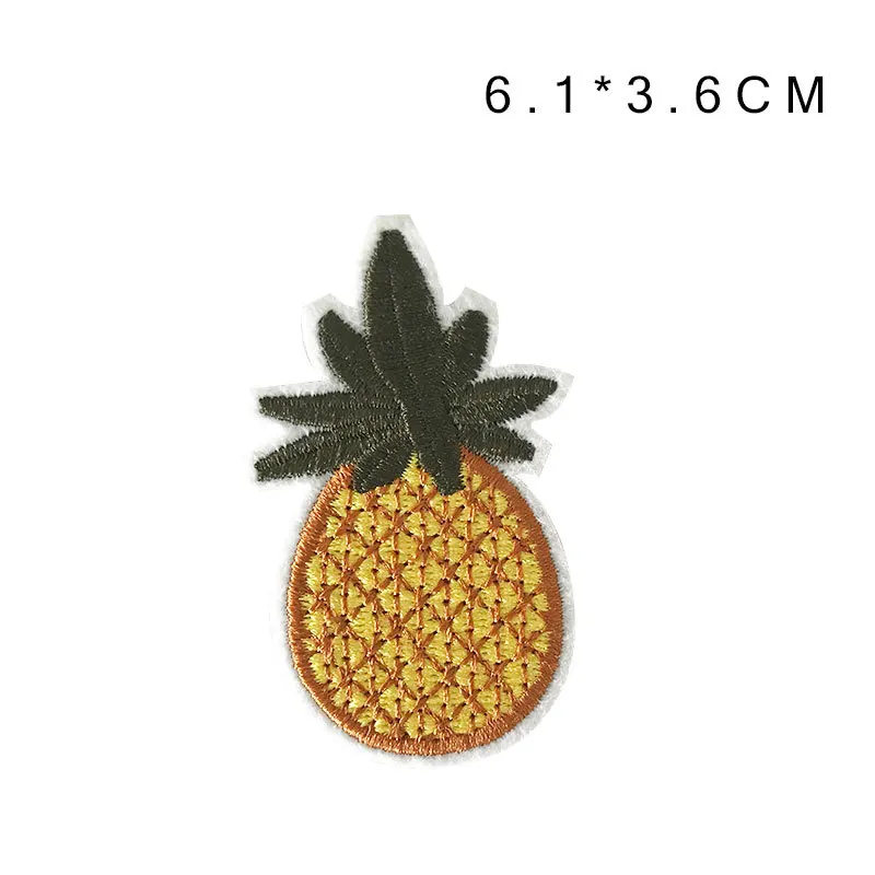 Сладкая кукуруза клубника овощей Furit патч еда значки железа и завязками на банте