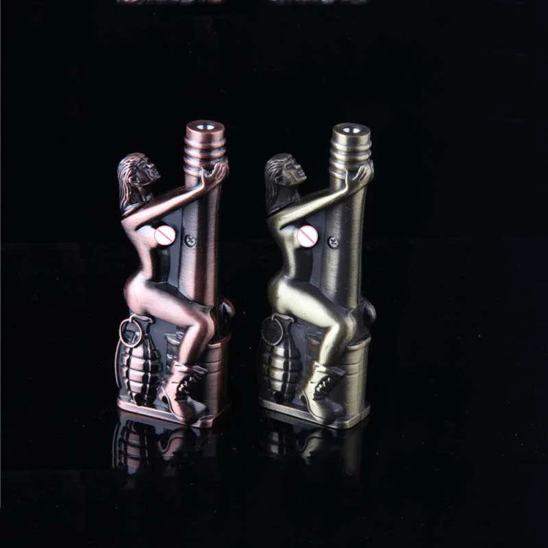 ветрозащитный металл Зажигалка созидательный зажигалки форсунка факел бутан