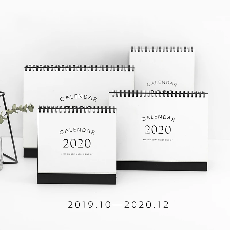 JIANWU 1 шт. простой стиль 2019 2020 календари стол календарь офисная работа График