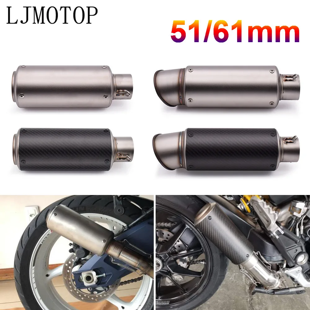 36-61 мм выхлопная труба мотоцикла с DB killer глушитель для Kawasaki ZX636R NINJA 400R GTR1400 ZX14R Z400 |