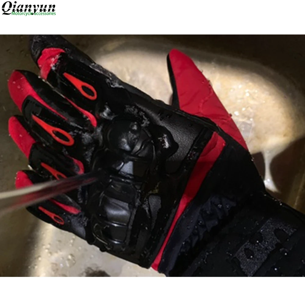 

New Keep Warm Winter Motorcycle Gloves Men Outdoor 100% Waterproof Sport Ski Skate Gloves Motorbiker Motocross Racing Riding