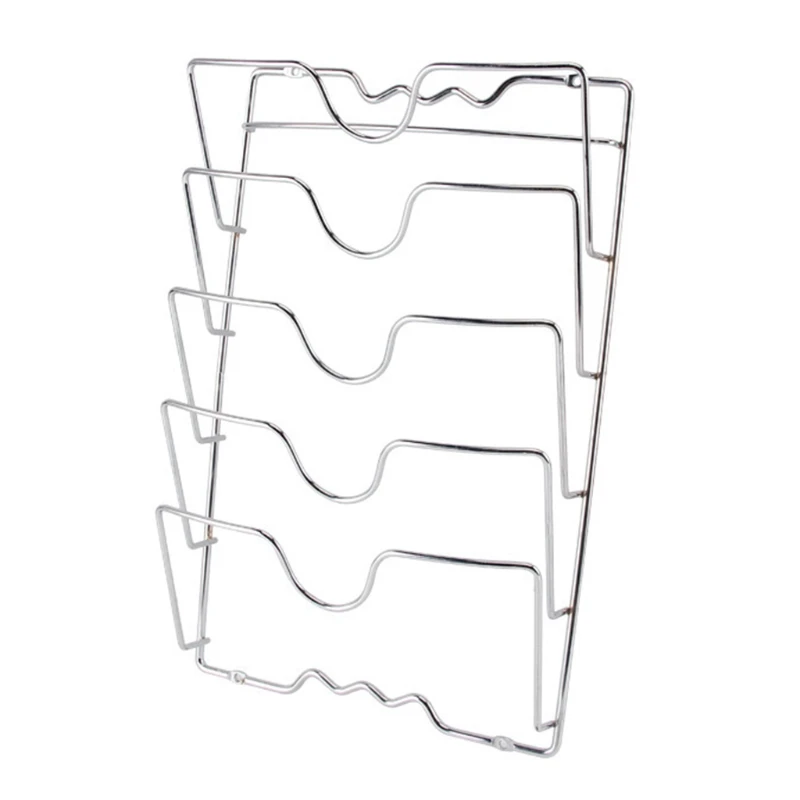 

Multifunction Anti-fall Metal Drying Pan Pot Rack Cover Lid Rest Stand Spoon Holder Kitchen Pan Organizer Cutting Board
