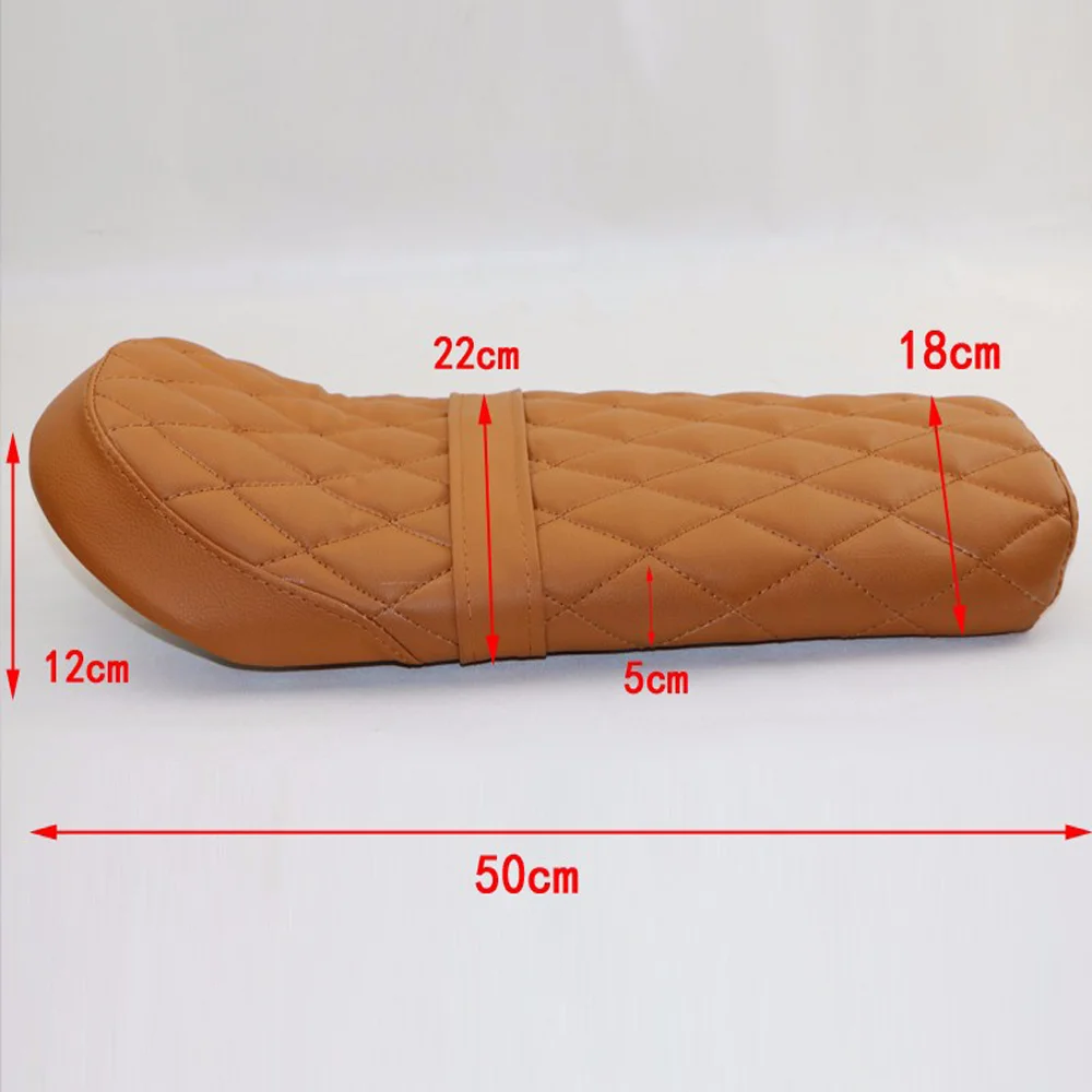 Мотоциклетный винтажный Ретро банановый бриллиантовый сиденье Кафе Racer Seat Scrambler