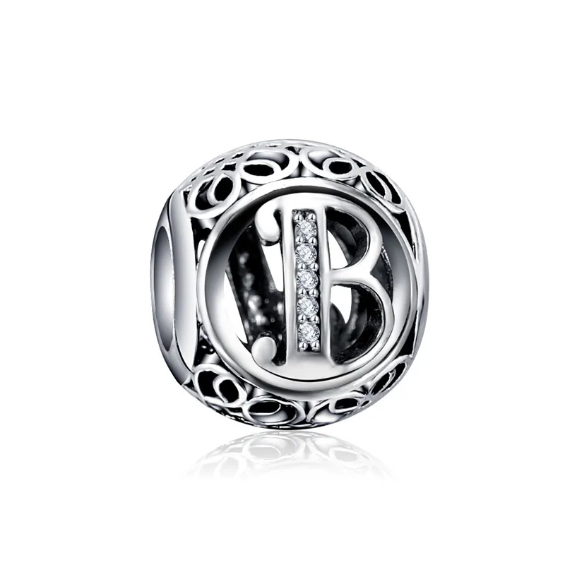 CodeMonkey А до Я Алфавит бусины из стерлингового серебра 925 буквы Шарм Подходит