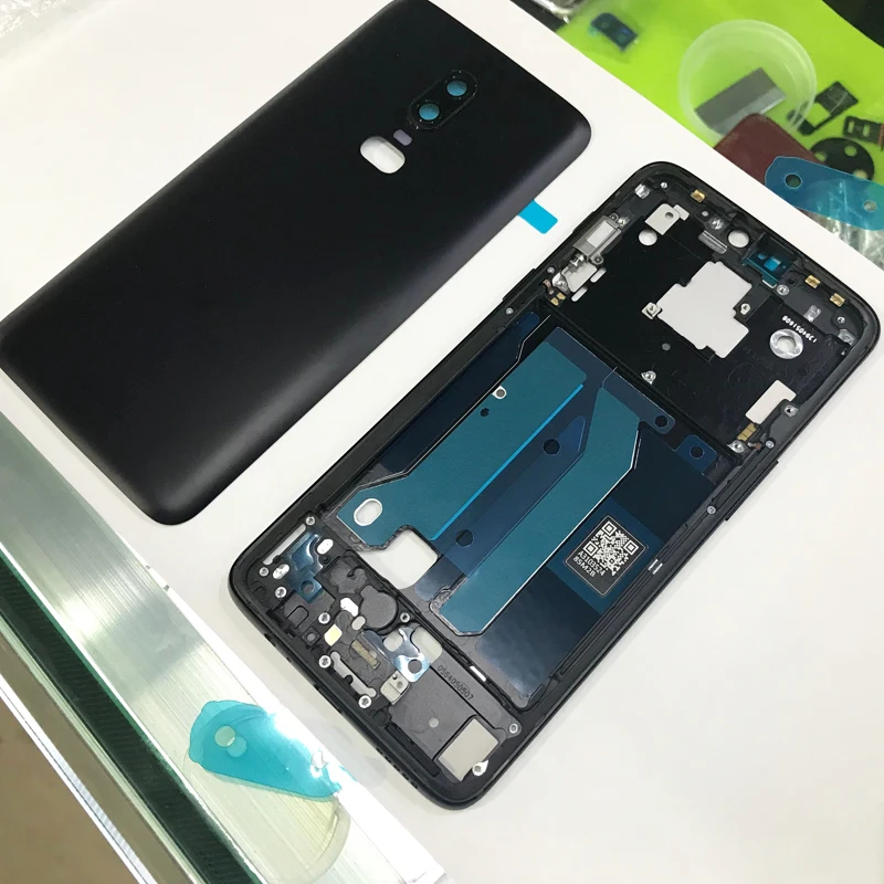 Для Oneplus 6 крышка батареи задняя корпус дверь/ЖК передняя рамка/SIM для Oneplus6 six A6000