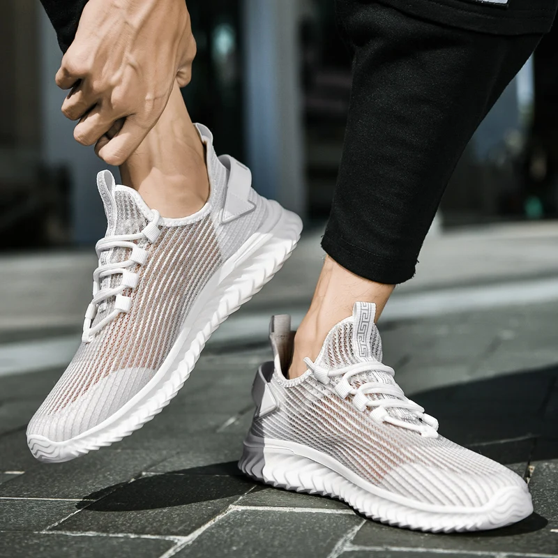 

White Sneakers Men Shos Sneakers Sport Man Brand Athletics Mens Running Sneakers Calsados Red Sports Shoes Chose Tennis Fashion