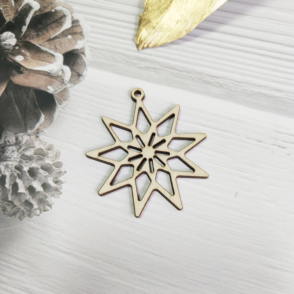 10 шт./лот цветок деревянный продукт сделай сам креативная подвеска на