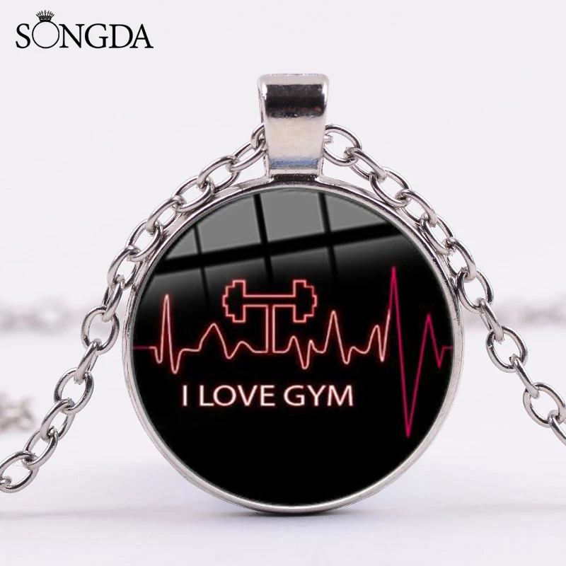 С рисунком из мультфильма с надписью I Love гантели для тренажерного зала стекло