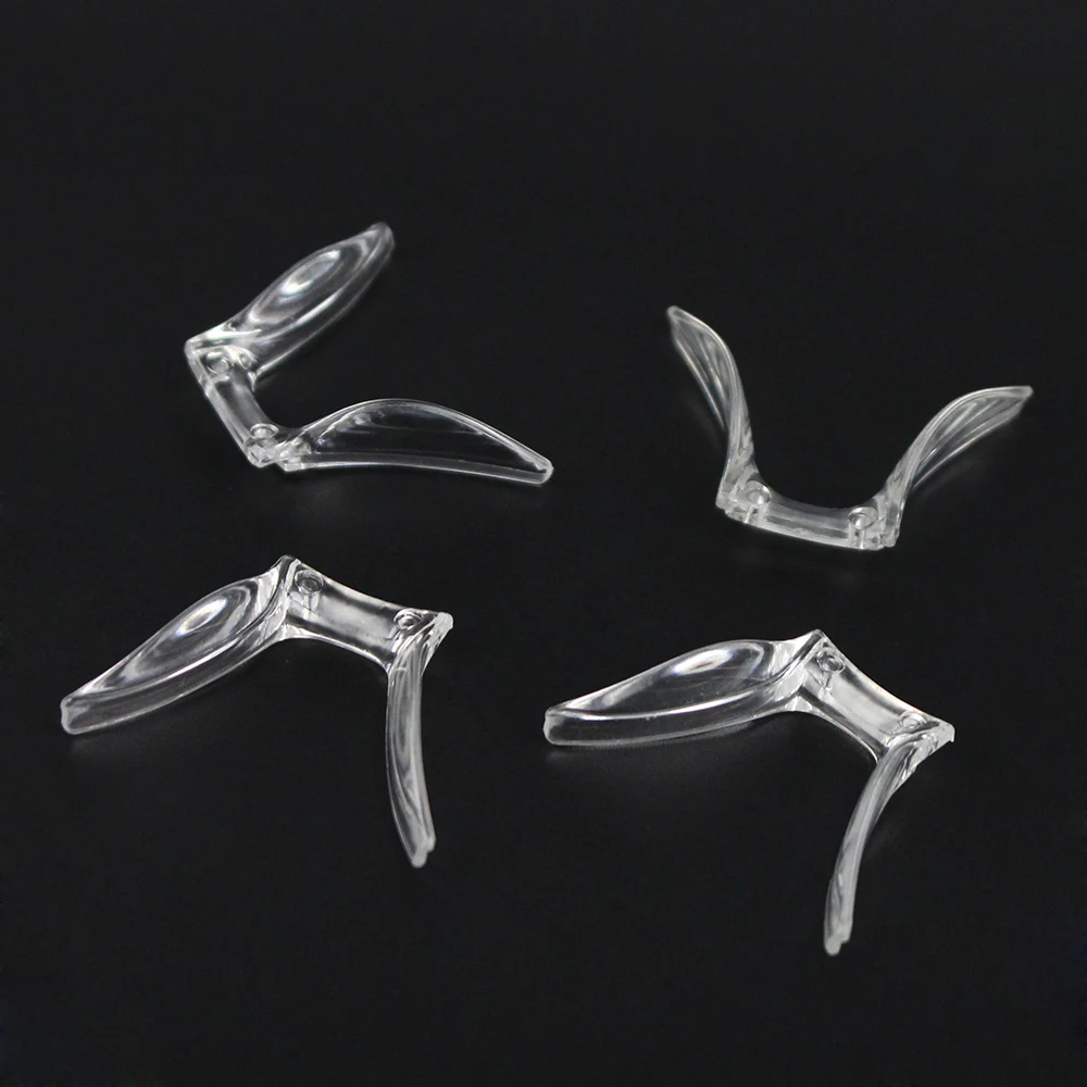 

100pcs Clear PVC Glasses Nose Pad Glasses Anti Slip Holder Transparent