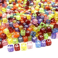 100pcs 47mm round mix color acrylic letter beads for jewelry making diy bracelet necklace jewelry accessories