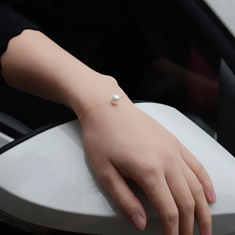 NYMPH18K браслет с золотым жемчугом высокое ювелирное изделие натуральный