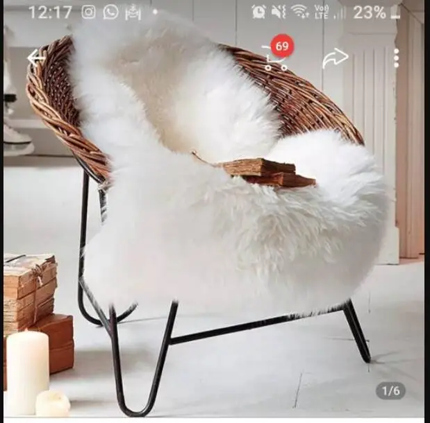 Плюшевый коврик для пола | Дом и сад