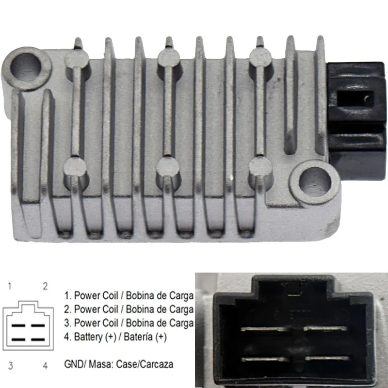 

For Yamaha XT250 2005 2006 2007 TTR250 1993-2002 FZ250 1980-1993 XT TTR FZ 250 Motorcycle Voltage Regulator Rectifier 12V