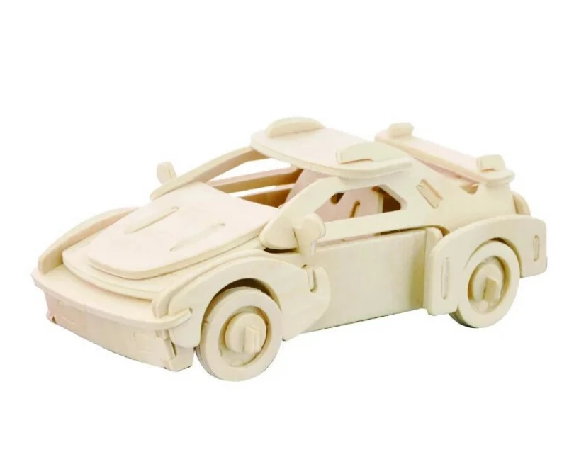 Креативная деревянная модель автомобиля Pudcoco трехмерная головоломка 3D