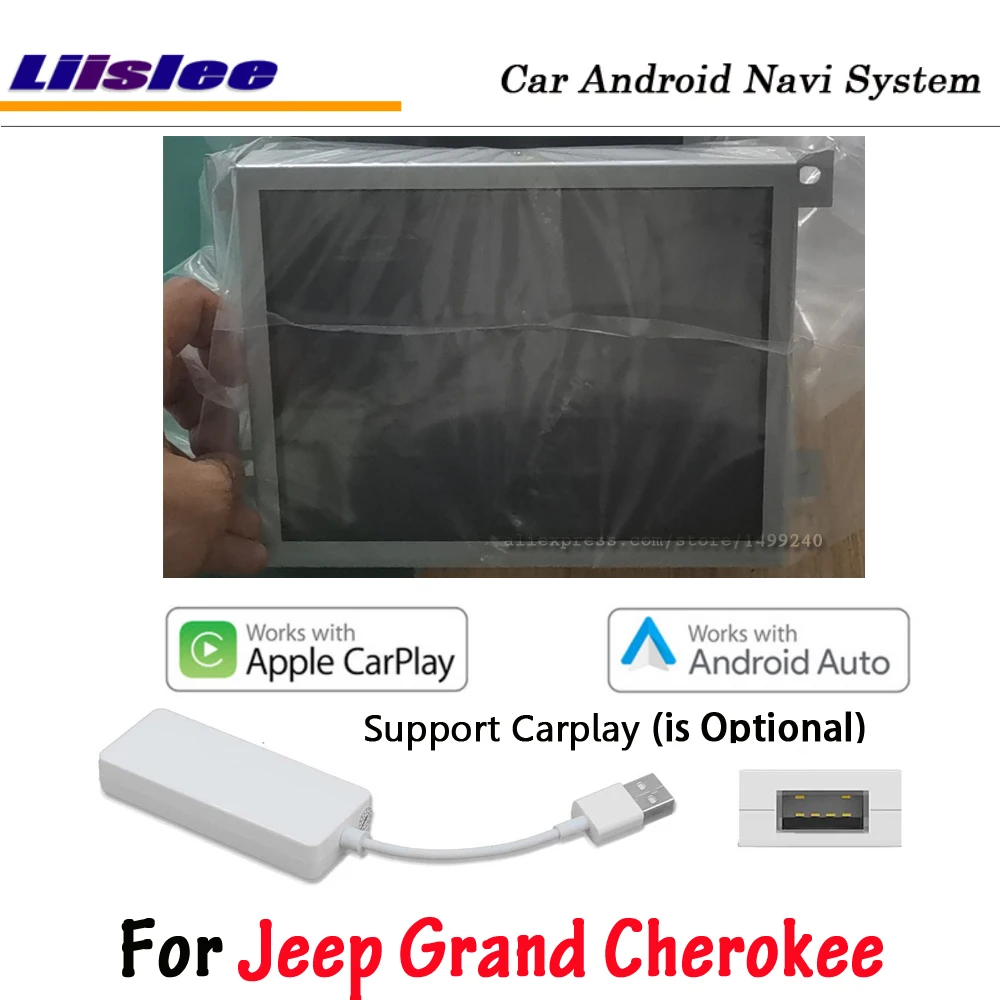 add Carplay Liislee 8,4 дюймов Android для Jeep Grand Cherokee 2013~ стерео автомобильный стиль Carplay gps навигационная карта навигация Мультимедиа - Цвет: add Carplay