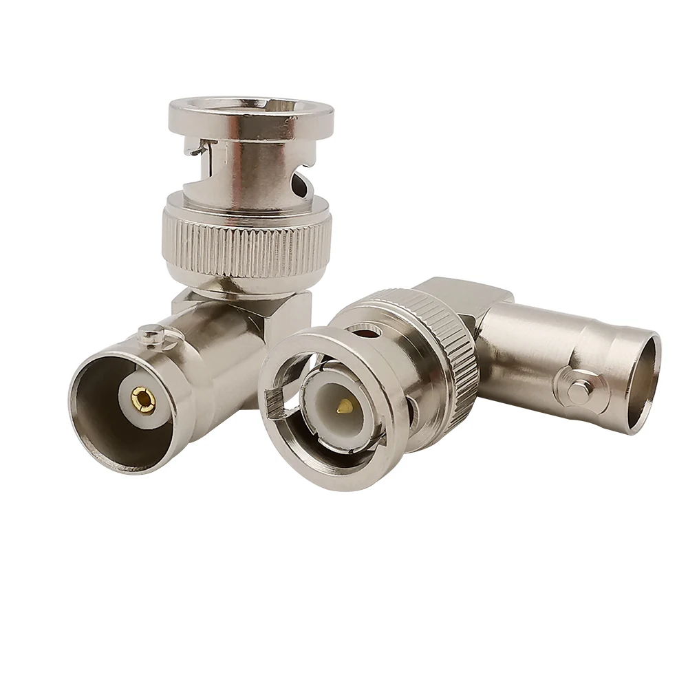 

1 шт. L-образный BNC штекер к гнезду BNC прямоугольный 90 градусов RF коаксиальный адаптер Кабельный разъем