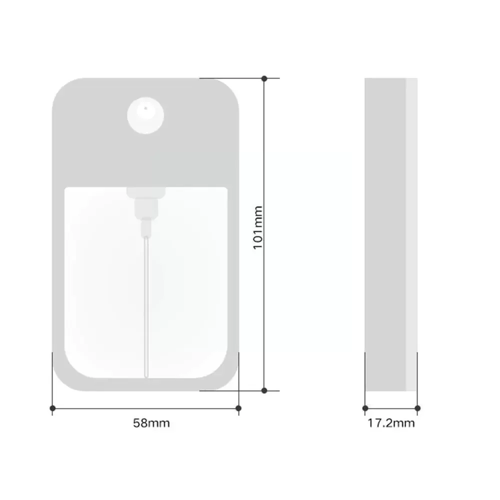 Портативный многоразовый флакон для духов с распылителем 45 мл | Красота и