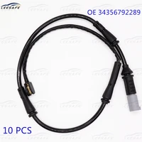 10pcs front left axle brake pad wear sensor for bmw 1 series f20 3 series f30 34356792289 auto replacement parts car accessaries
