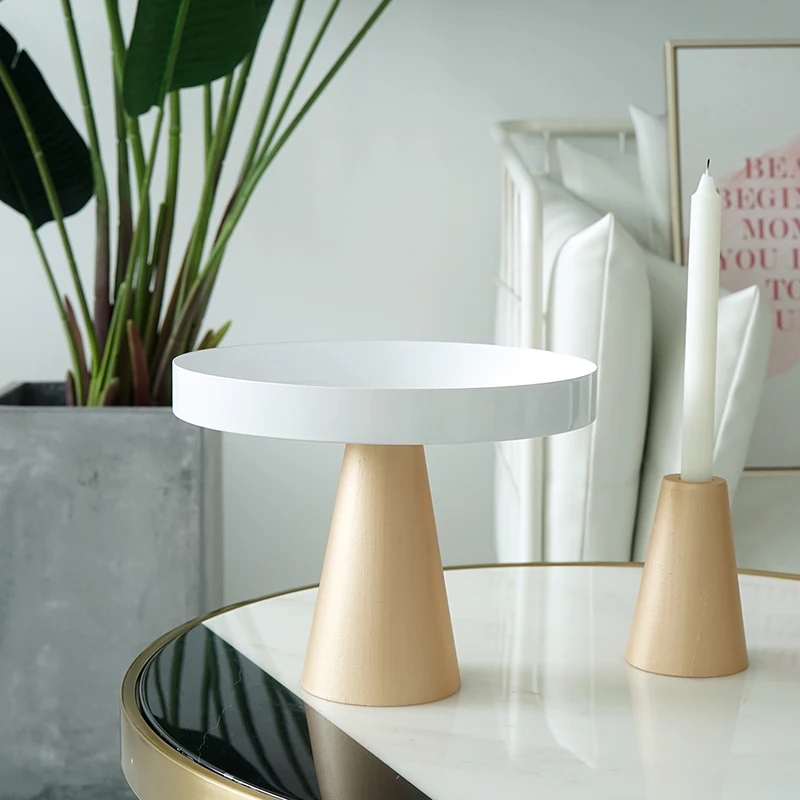 Белый металл торт Подставки 10 дюймов пирог на день рождения или свадьбу стойки