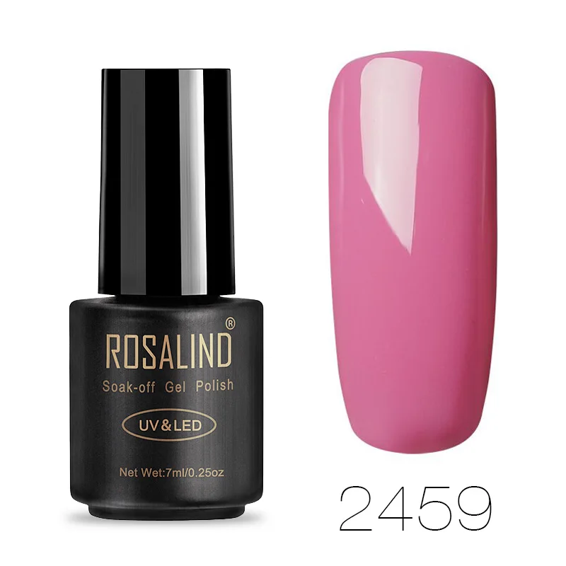 RA2459 ROSALIND гель для ногтей все для маникюра Лак для ногтей гибридные лаки для маникюра полуперманентный УФ гель лак Топ праймер - Цвет: RA2459