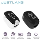 Пальчиковый Пульсоксиметр JUSTLANG SpO2 Монитор насыщения крови кислородом с измерением скорости и гистограммой цифровой светодиодный дисплей