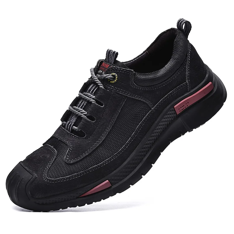 

High Quality Men's Shoes Spring and Autumn Mens Shoes Genuine Leather Shoes Splice Casual Natural Leather Loafers Size 38-46