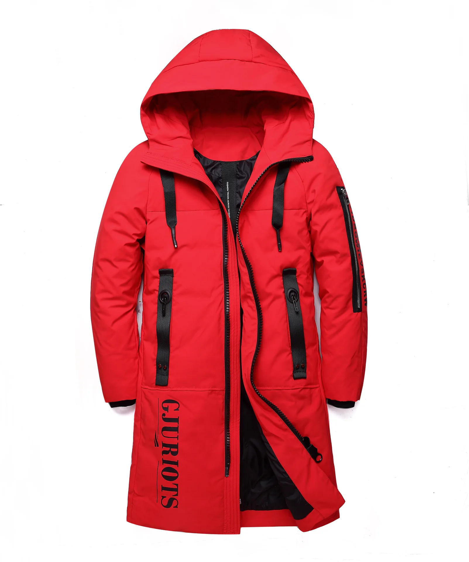 

New 2020 90% Duck Warm Long Couple Down Coat Windproof Hood Jacket Black Men Parkas Plus Size 5XL LX2440