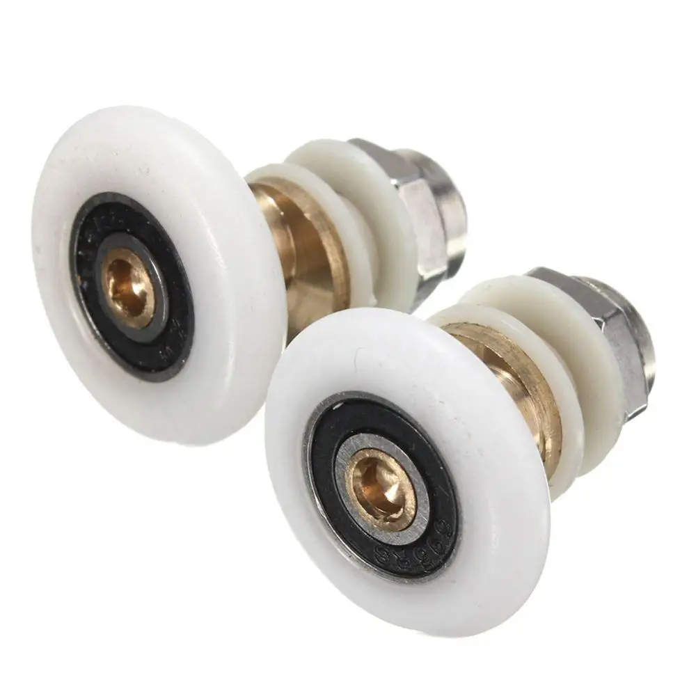 Набор из 4 роликов/бегунов/шкивов для одной душевой двери 19 мм 23 25 27 колеса|door