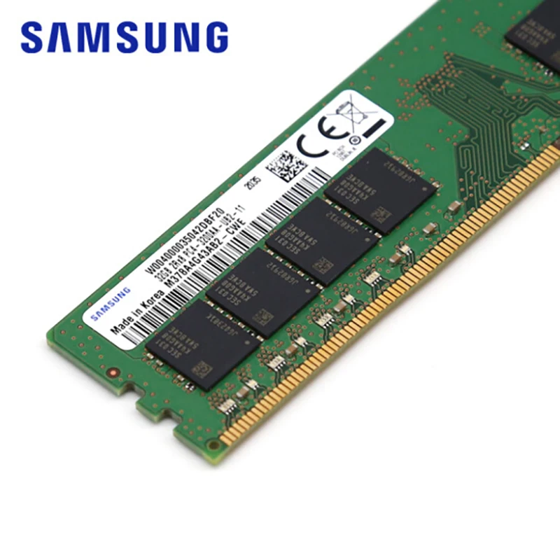 

SAMSUNG DDR4 RAM 4GB 8GB 16GB 32GB PC4 2133mhz 2400mhz 2666mhz 3200MHz 288 PIN UDIMM 1.2V Desktop memory