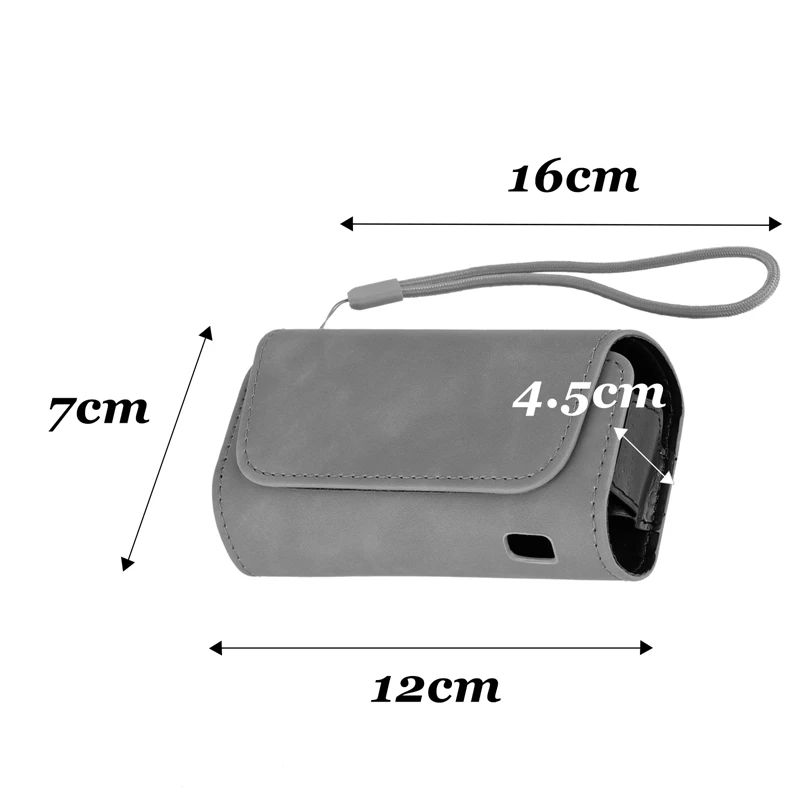 

Double Book Cover Case Pouch Bag Holder Cover Fashion Flip Wallet Leather Case For Iqos 3