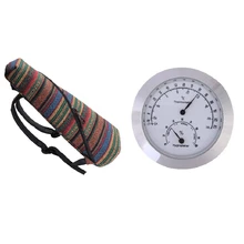 HOT Guitar Violin Thermo Hygrometer Moisture Meter Humidity Monitor Thermometer Case With ​Bohemian Ukulele Case Bag