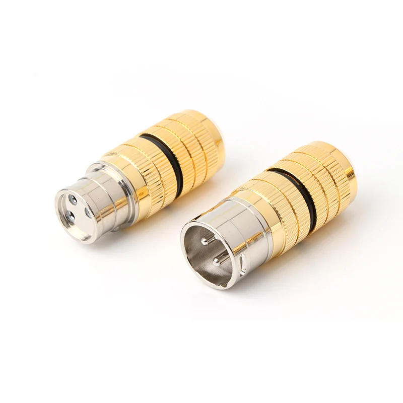 2 красный белый CGF Hi-Fi XLR штекер высокого качества Золотой кабель 3 контактный