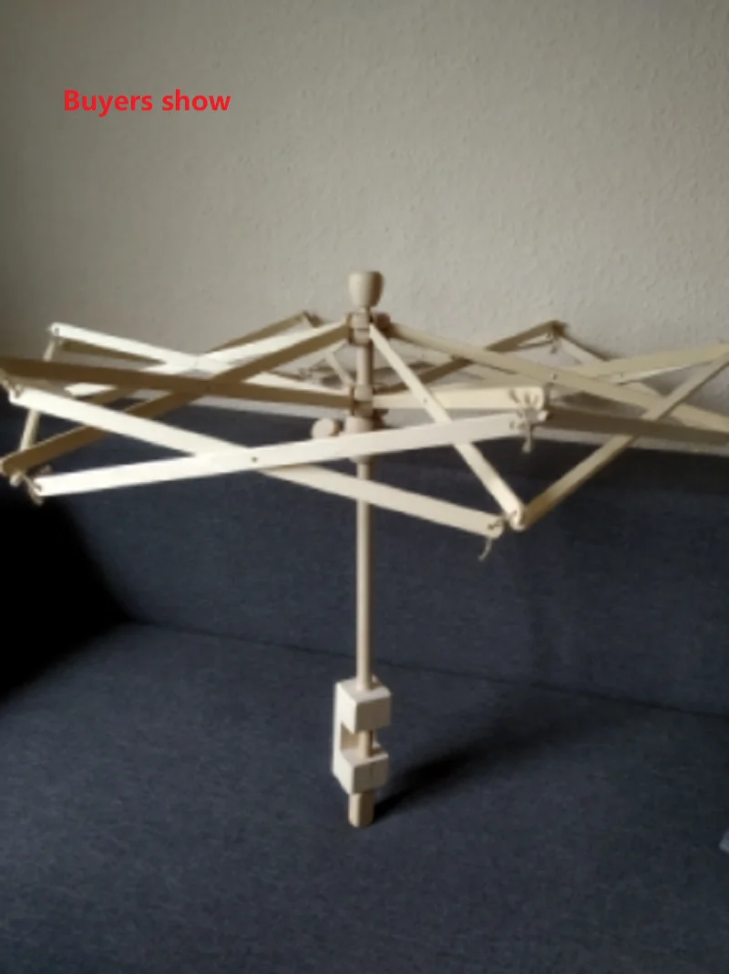 Зонт Форма деревянный Swift пряжа нить струна из волокна шерсть Winder держатель