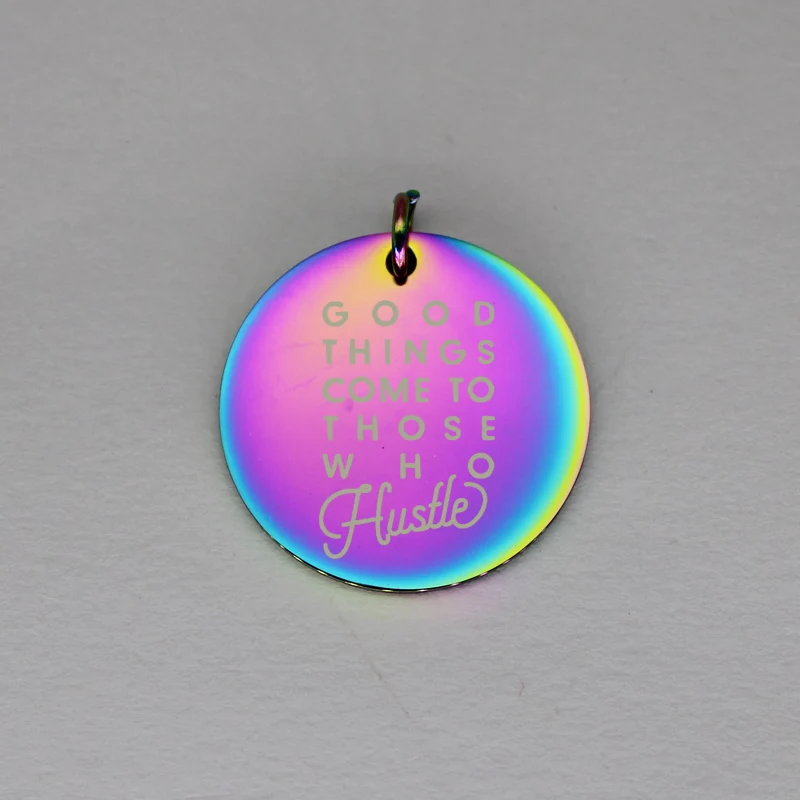 Подвески из нержавеющей стали Hustle Шарм Подвеска хорошие вещи приходят к тем кто...