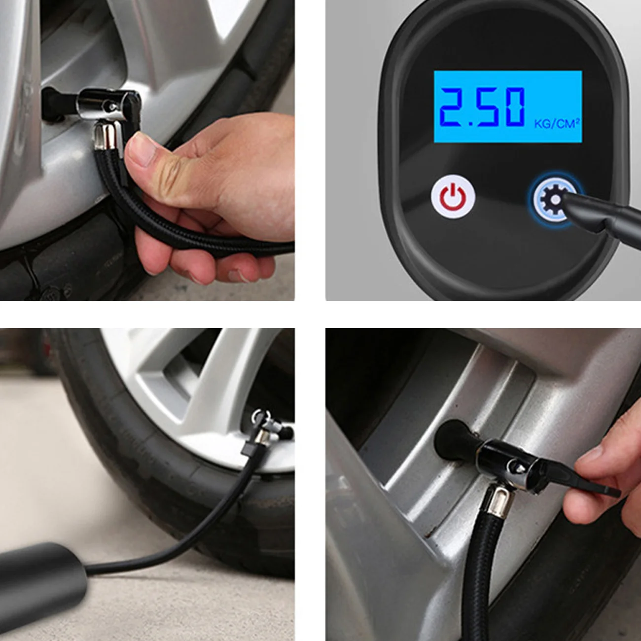 

Mini Inflator Smart Wireless Air Tyre Pump for Car Bicycles Motorcycle Tires Balls Swimming Rings Balloon Toys Inflatable
